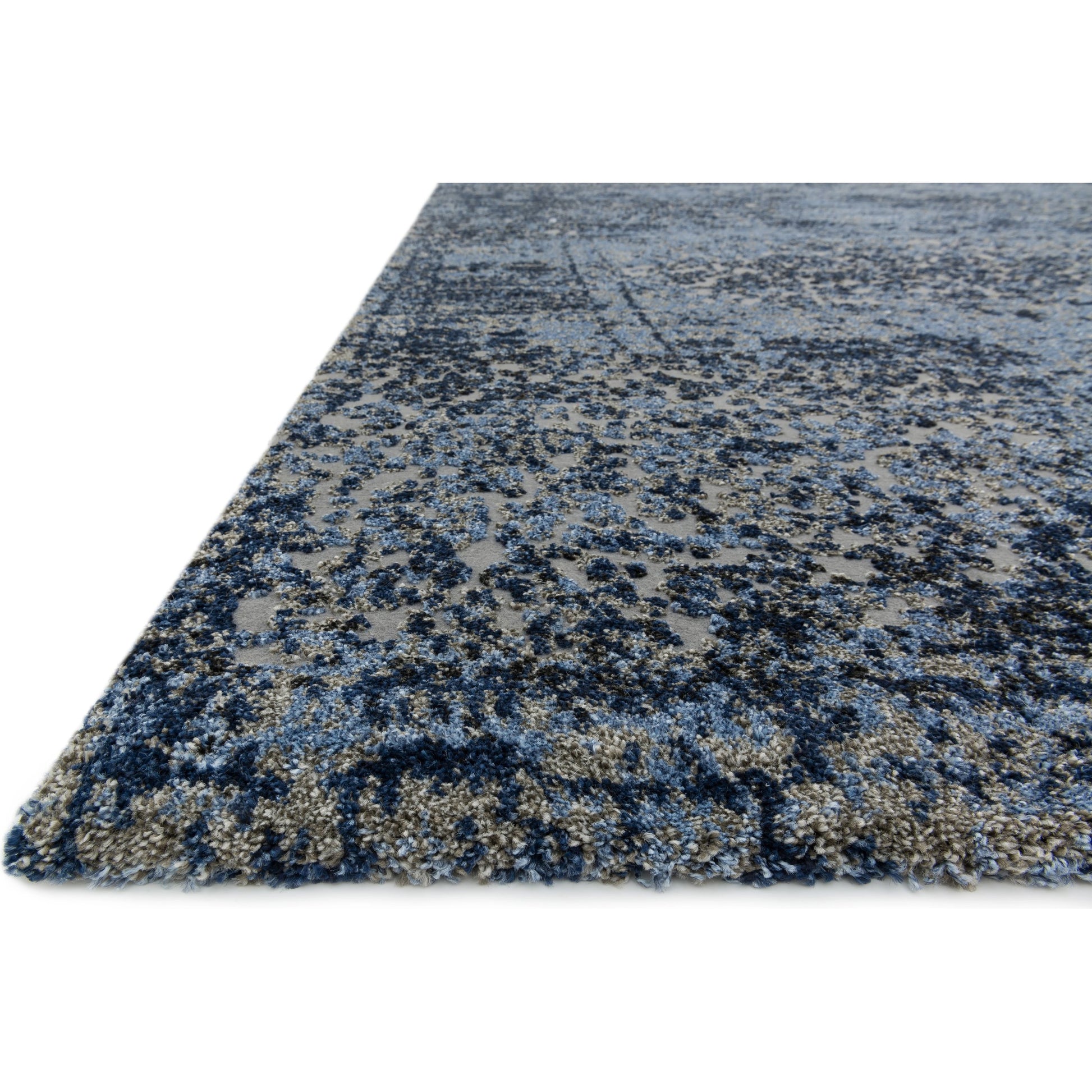 Viera VR-06 Rug by Loloi in light blue, gray. Made from unique in a transitional style.