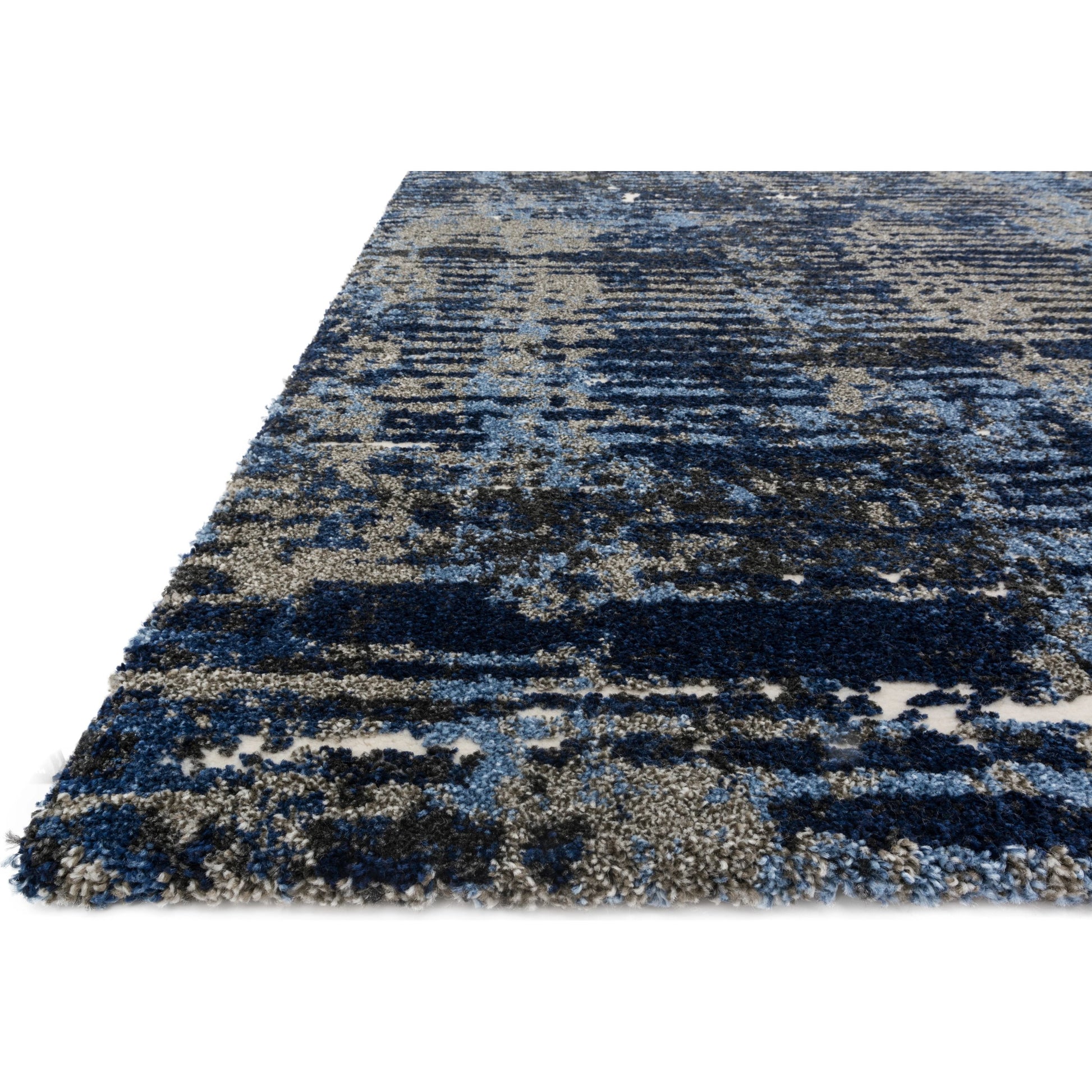 Viera VR-09 Rug by Loloi in dark blue, gray. Made from unique in a modern style.