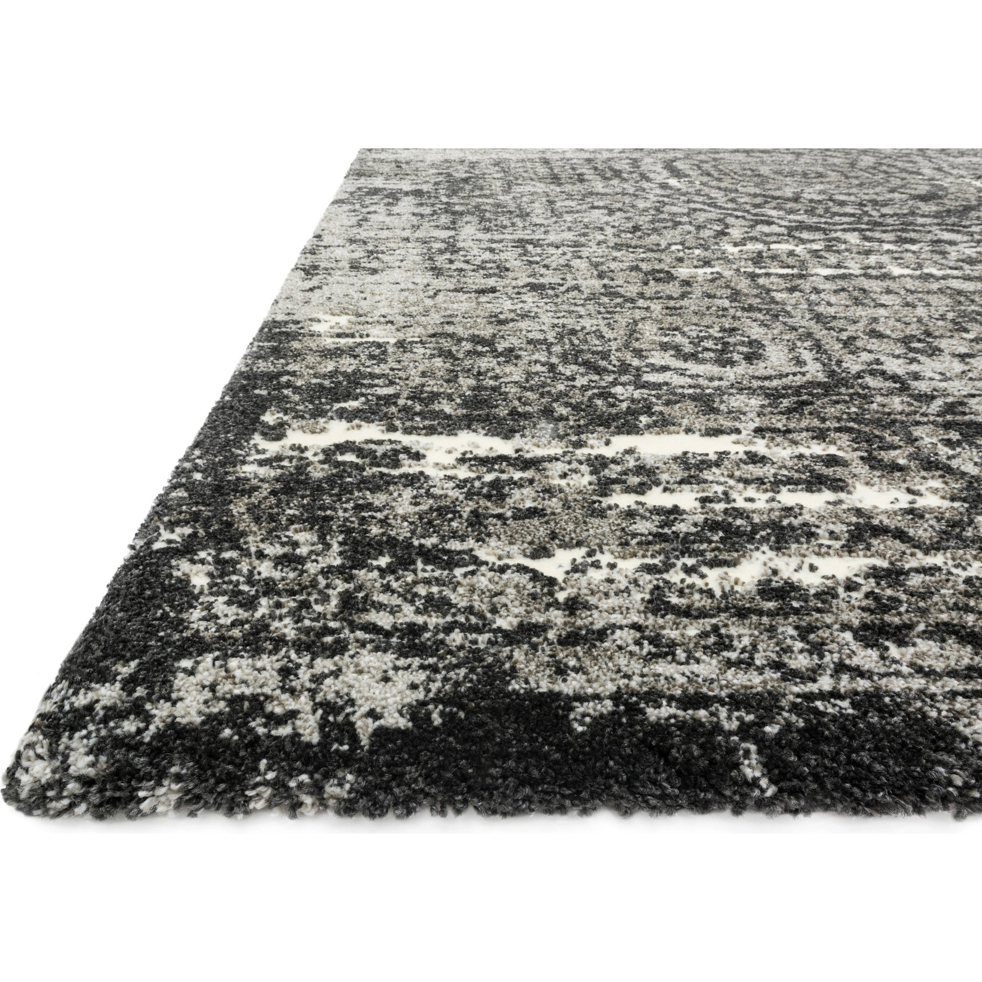 Viera VR-11 Rug by Loloi in graphite, black. Made from unique in a modern style.