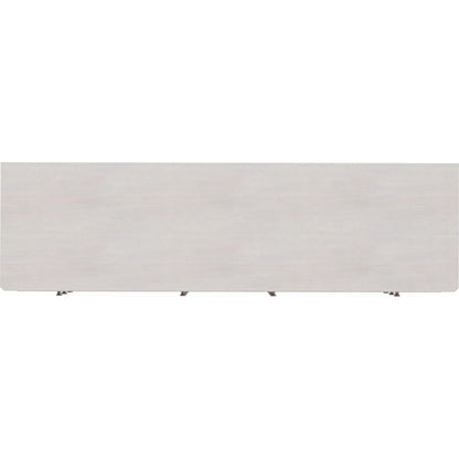 Mezzanine 6 Drawer Mirrored Dresser by A.R.T. Furniture in dove gray. Made from parawood, poplar solids, maple veneer, mirror in a modern style.