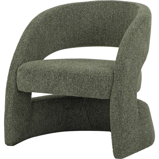 Virgo Club Chair by LH Imports. Made from polyester, foam in a unique style.