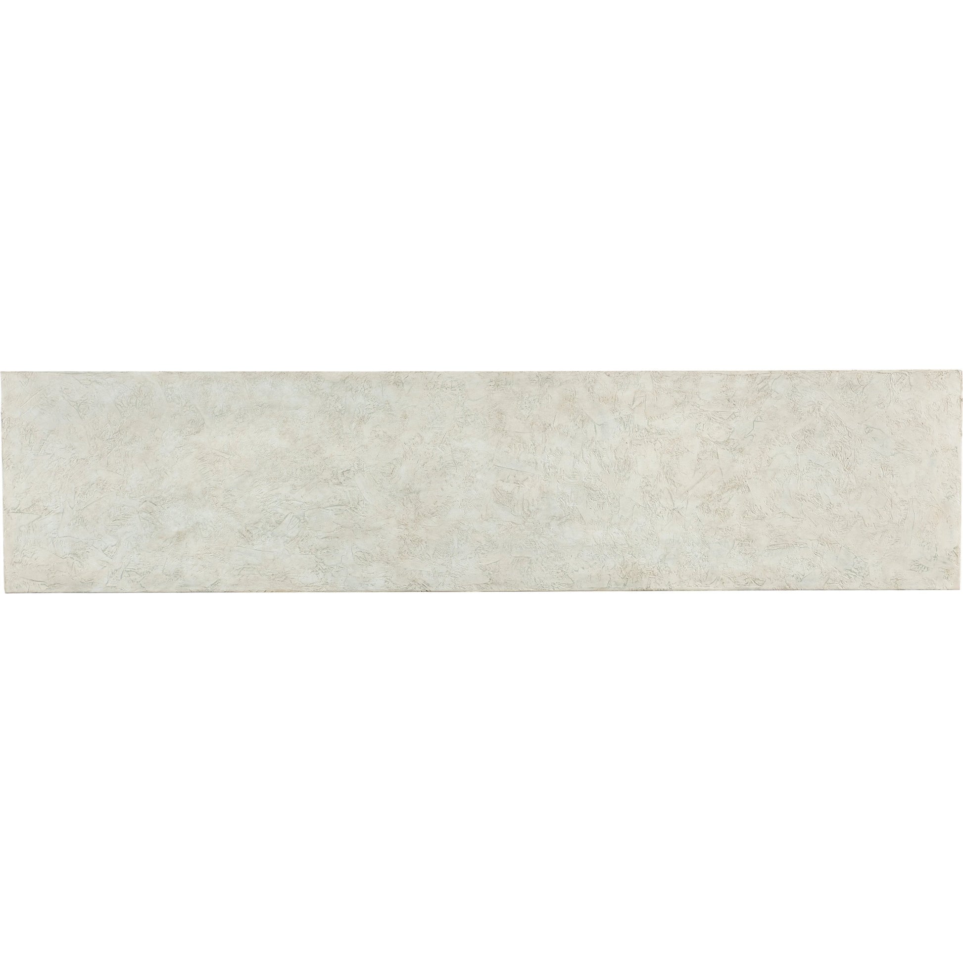 Melange Snaked Console Table by Hooker Furniture in cream textured. Made from maple veneers, resin in a modern style.