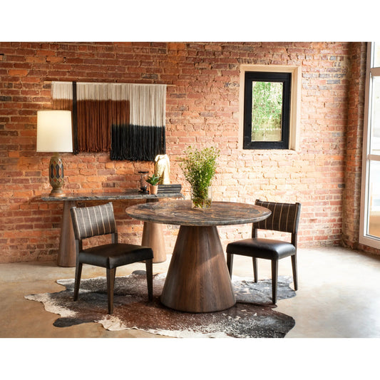 Caldera 48" Round Dining Table by World Interiors. Made from unique in a unique style.