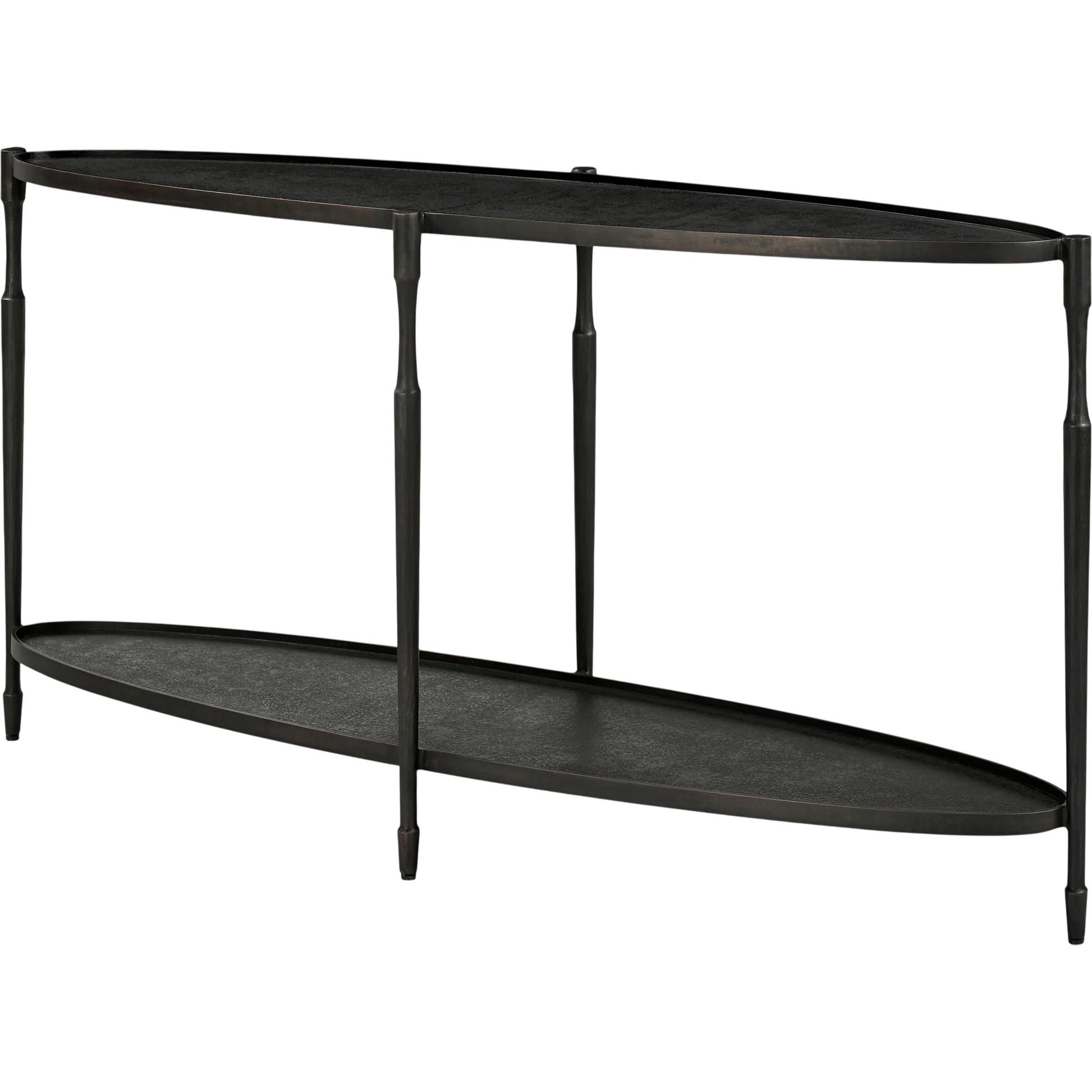 Vitra Console Table by Surya in metallic bronze and powder coated. Made from iron in a unique style.