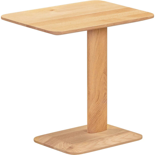 Vive Side Table by LH Imports in natural. Made from european oak in a unique style.