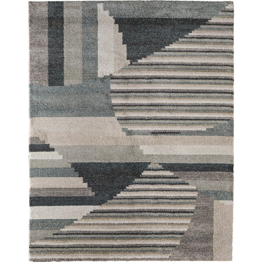 Richmond RCH39R4F Rug by Feizy in ivory, gray, blue. Made from polypropylene in a unique style.