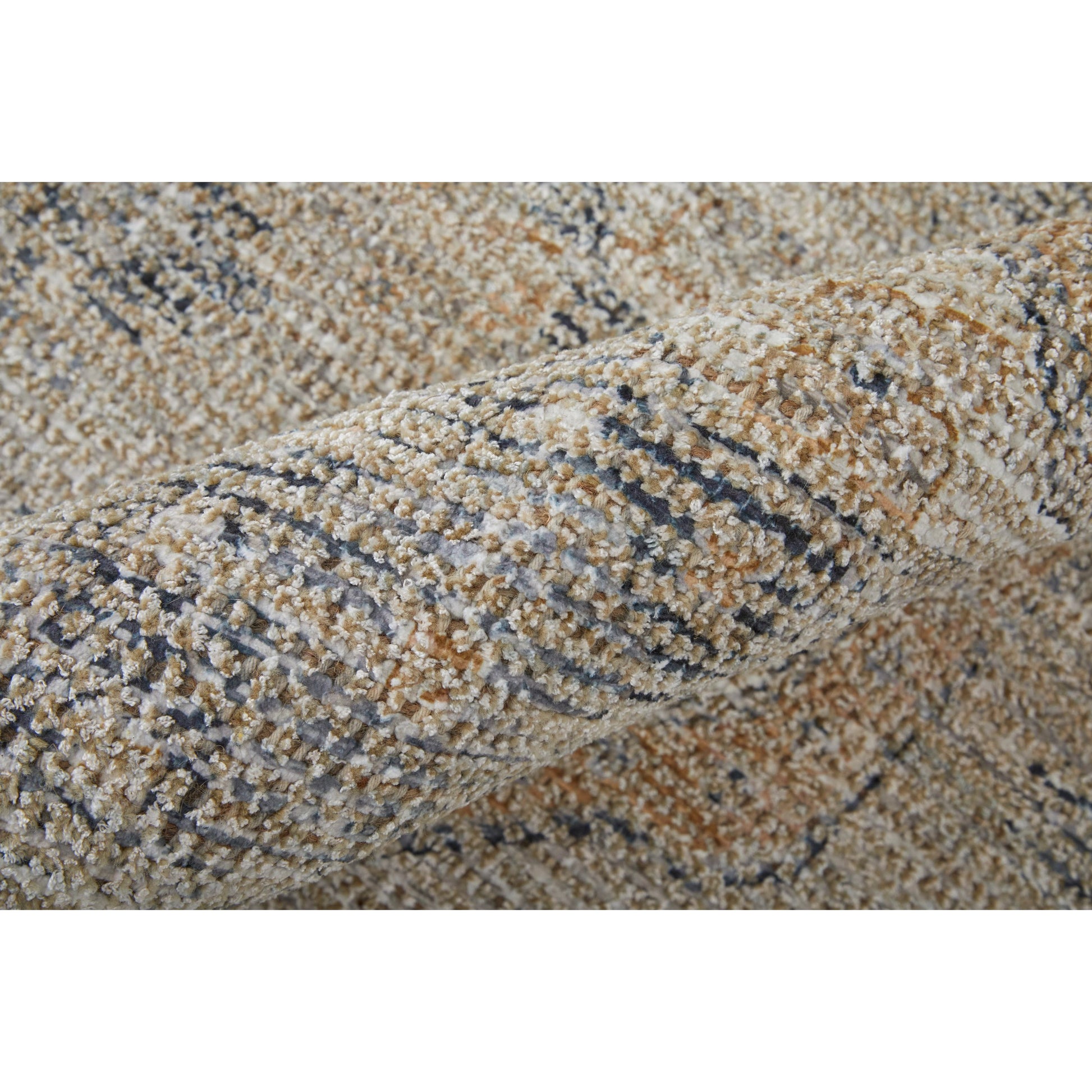 Caldwell Transitional Rug - 8798F by Feizy in tan, gray, gold. Made from wool, viscose in a unique style.