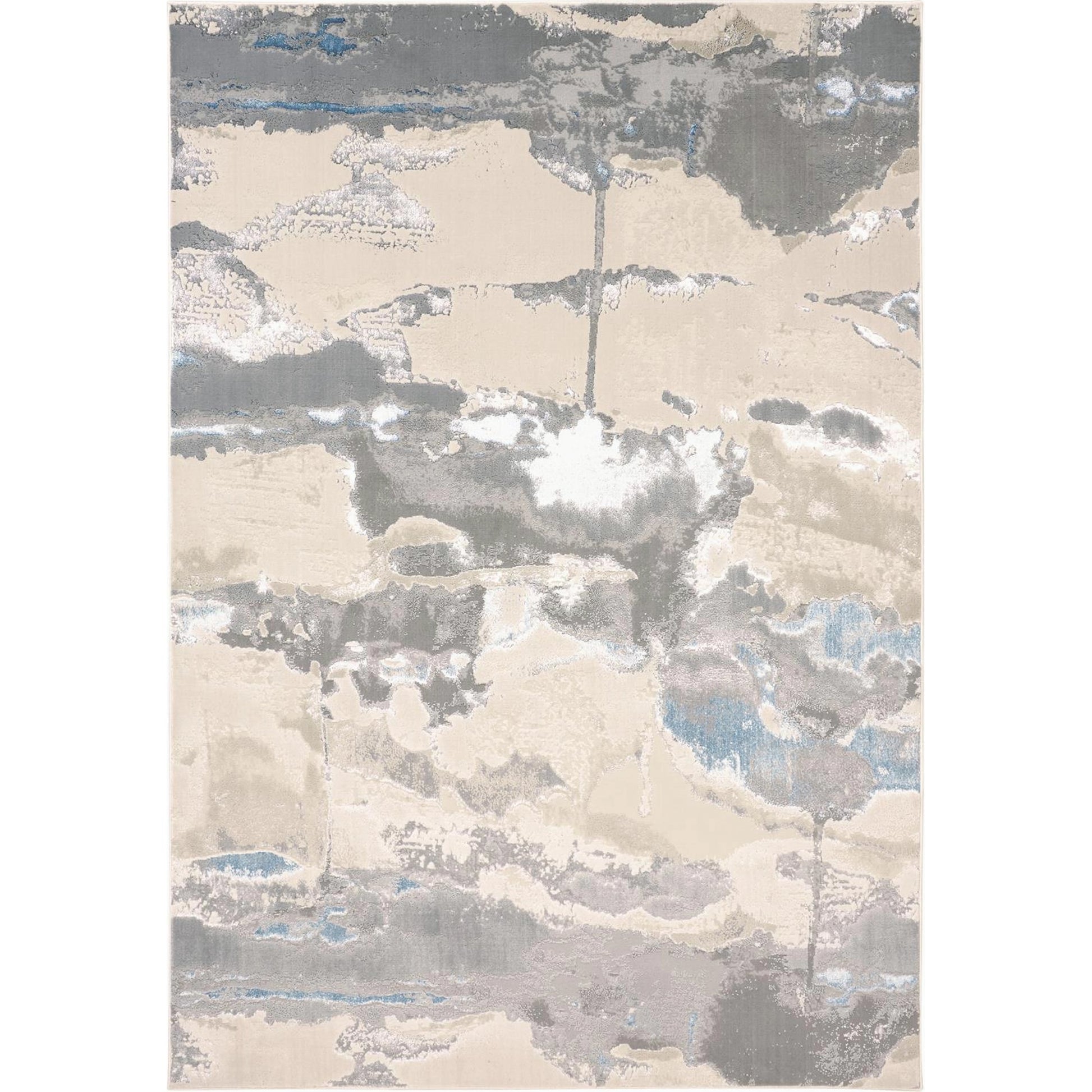 Azure Rug - AZR3525F by Feizy in ivory, gray, blue. Made from polyester, polypropylene in a unique style.