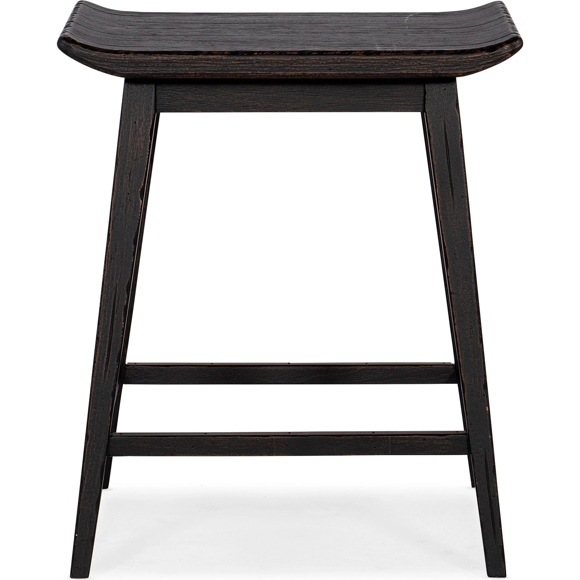 Commerce & Market Stool by Hooker Furniture in black. Made from wood, copper sheet in a transitional style.