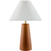 Vikundu Accent Table Lamp by Livabliss in hand painted. Made from ceramic, polyester, iron in a unique style.