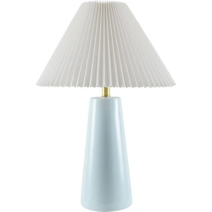 Vikundu Accent Table Lamp by Livabliss in hand painted. Made from ceramic, polyester, iron in a unique style.
