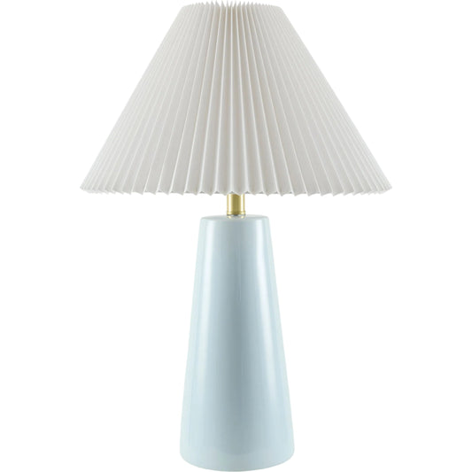 Vikundu Accent Table Lamp by Livabliss in hand painted. Made from ceramic, polyester, iron in a unique style.