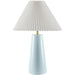 Vikundu Accent Table Lamp by Livabliss in hand painted. Made from ceramic, polyester, iron in a unique style.
