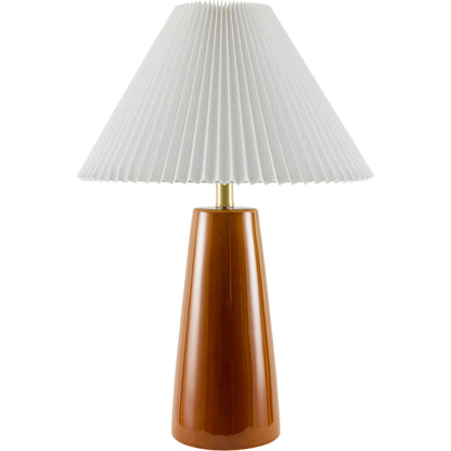 Vikundu Accent Table Lamp by Livabliss in hand painted. Made from ceramic, polyester, iron in a unique style.