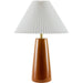 Vikundu Accent Table Lamp by Livabliss in hand painted. Made from ceramic, polyester, iron in a unique style.