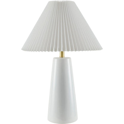 Vikundu Accent Table Lamp by Livabliss in hand painted. Made from ceramic, polyester, iron in a unique style.
