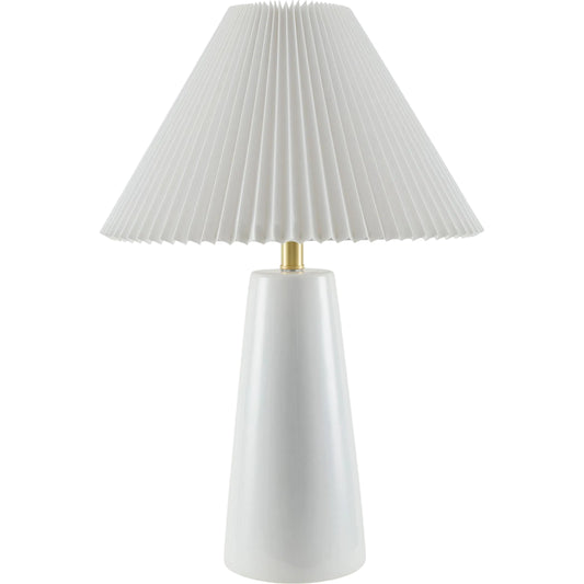 Vikundu Accent Table Lamp by Livabliss in hand painted. Made from ceramic, polyester, iron in a unique style.