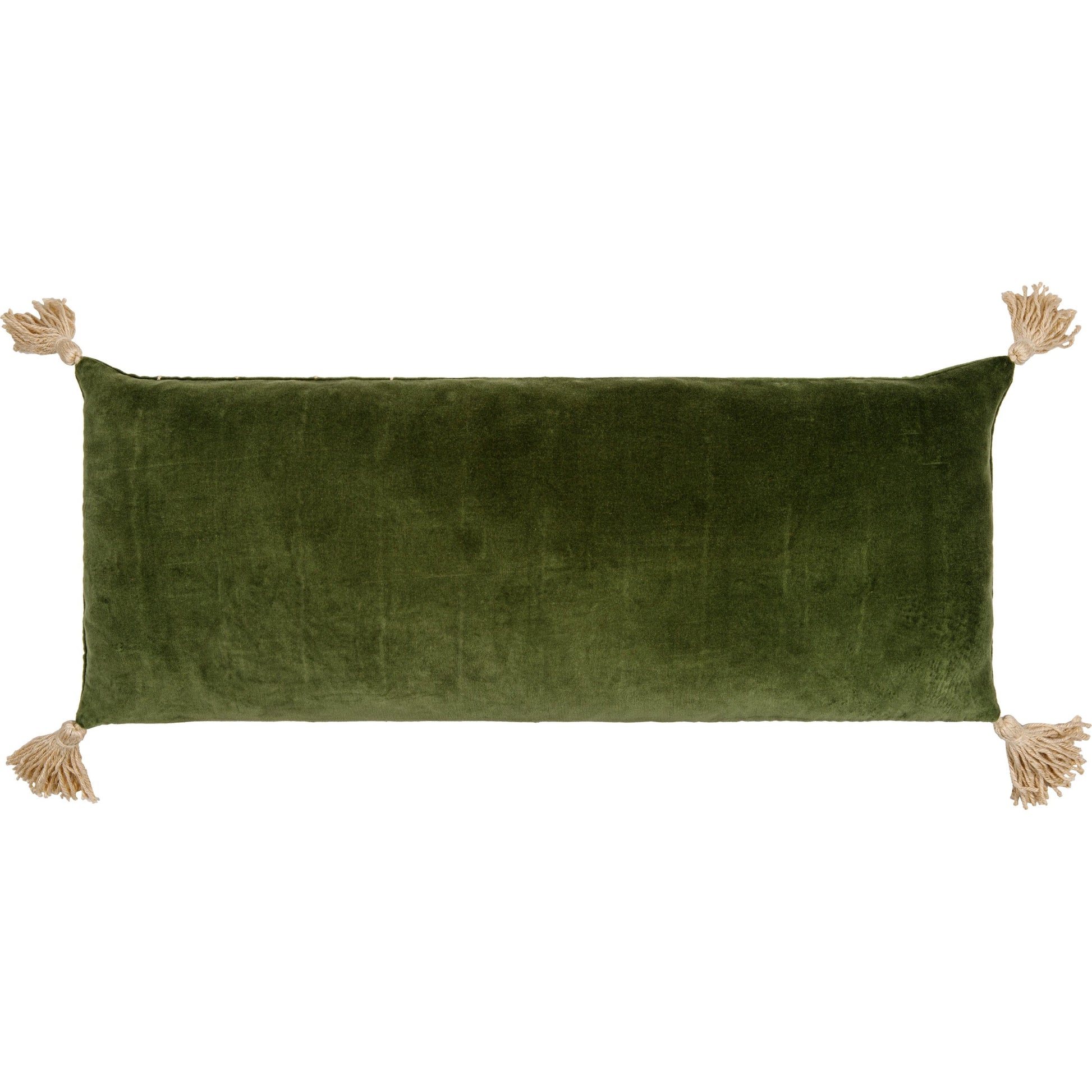 Velvet Kantha Pillow - 32050 by Surya. Made from front: 100% cotton velvet, back: 100% cotton velvet in a modern style.