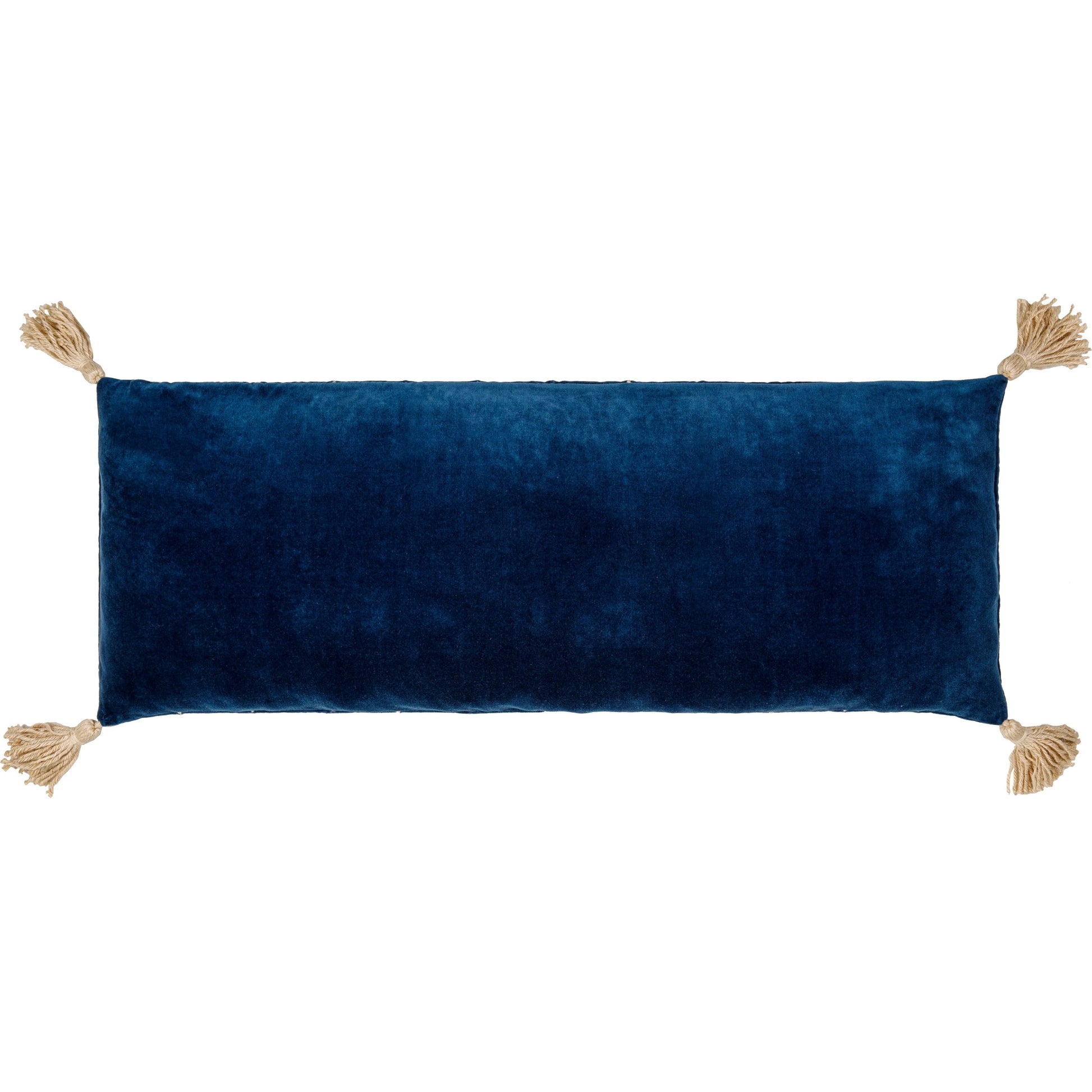 Velvet Kantha Pillow - 32050 by Surya. Made from front: 100% cotton velvet, back: 100% cotton velvet in a modern style.