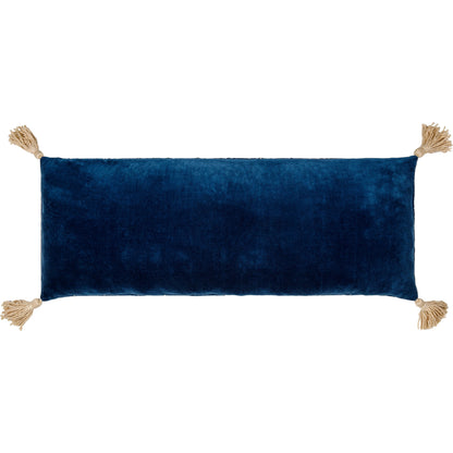 Velvet Kantha Pillow - 32050 by Surya. Made from front: 100% cotton velvet, back: 100% cotton velvet in a modern style.