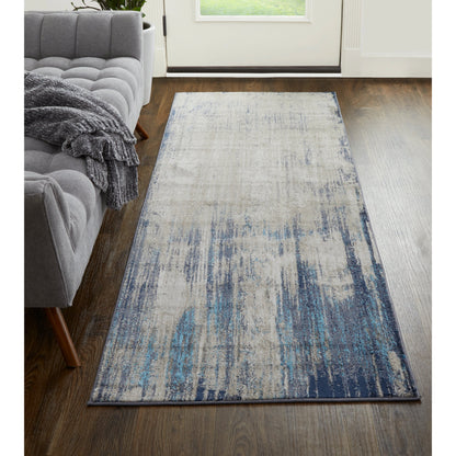 Indio Rug - 39GYF by Feizy in tan, blue, ivory. Made from unique in a unique style.