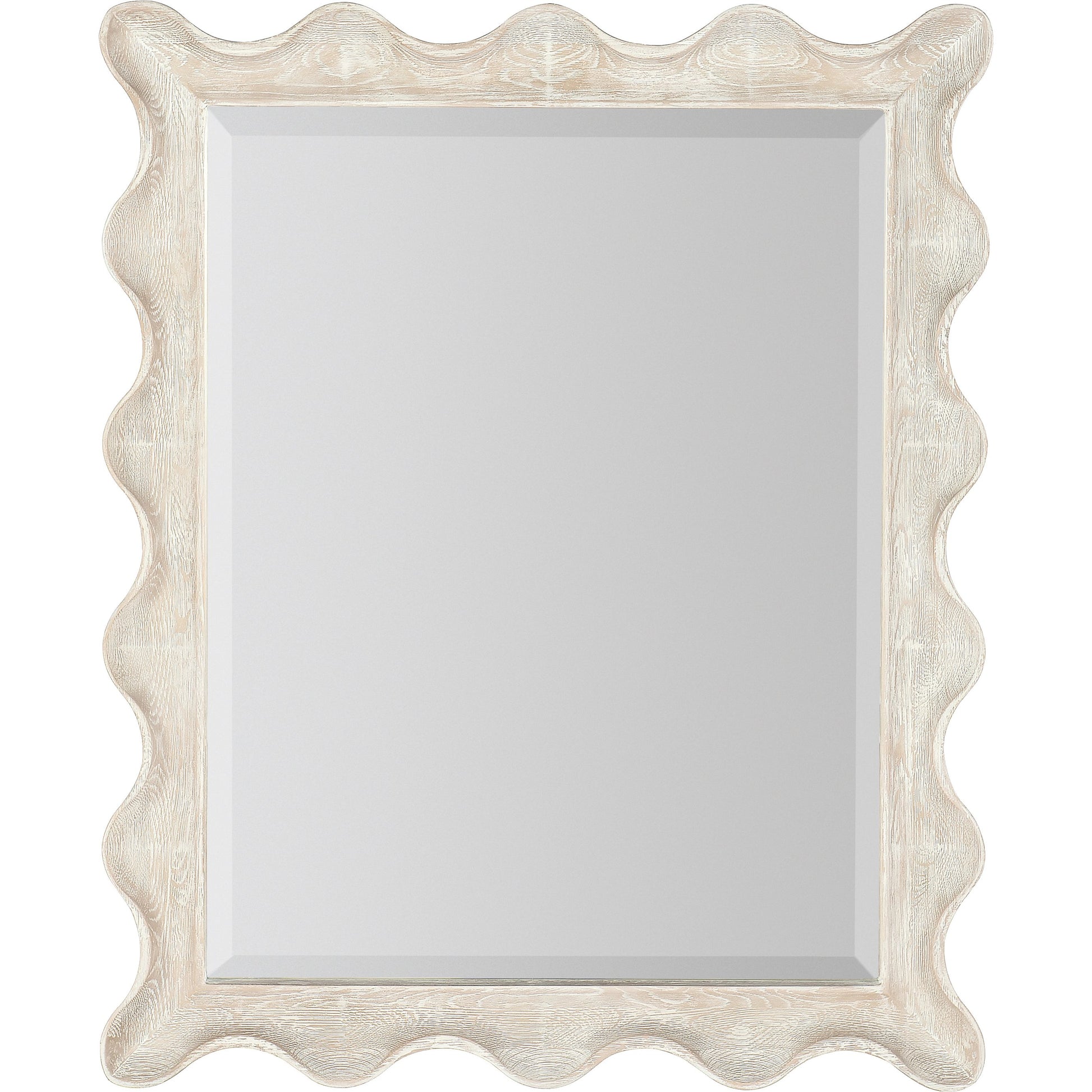 Serenity Bora Landscape Mirror by Hooker Furniture in surf. Made from resin, mirror in a modern style.