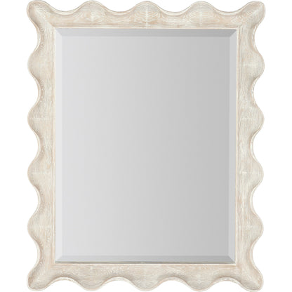 Serenity Bora Landscape Mirror by Hooker Furniture in surf. Made from resin, mirror in a modern style.