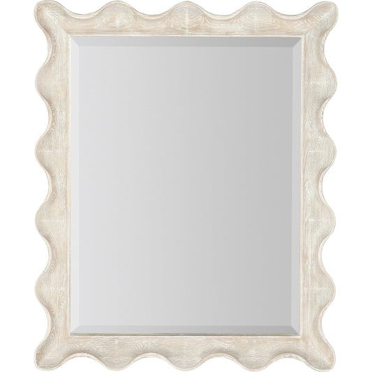 Serenity Bora Landscape Mirror by Hooker Furniture in surf. Made from resin, mirror in a modern style.