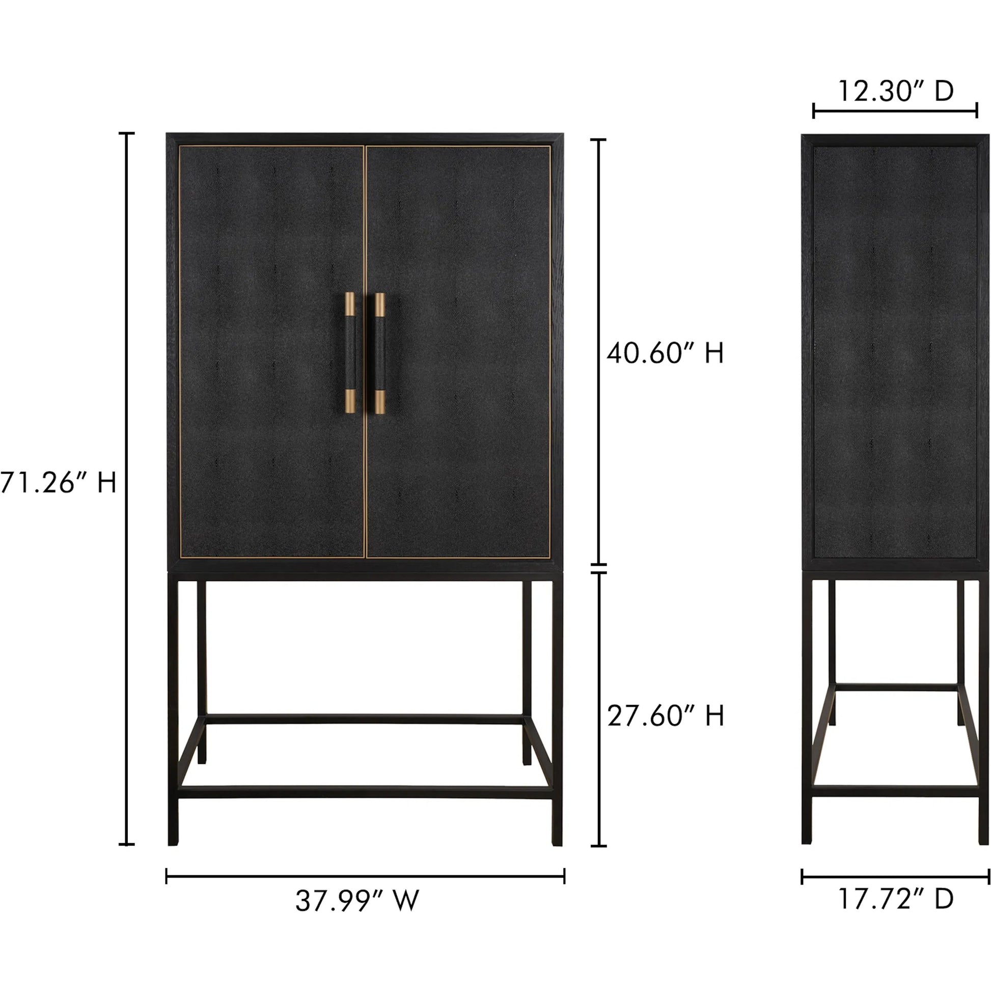 Mako Bar Cabinet by Moe's Home Collection. Made from unique in a modern style.