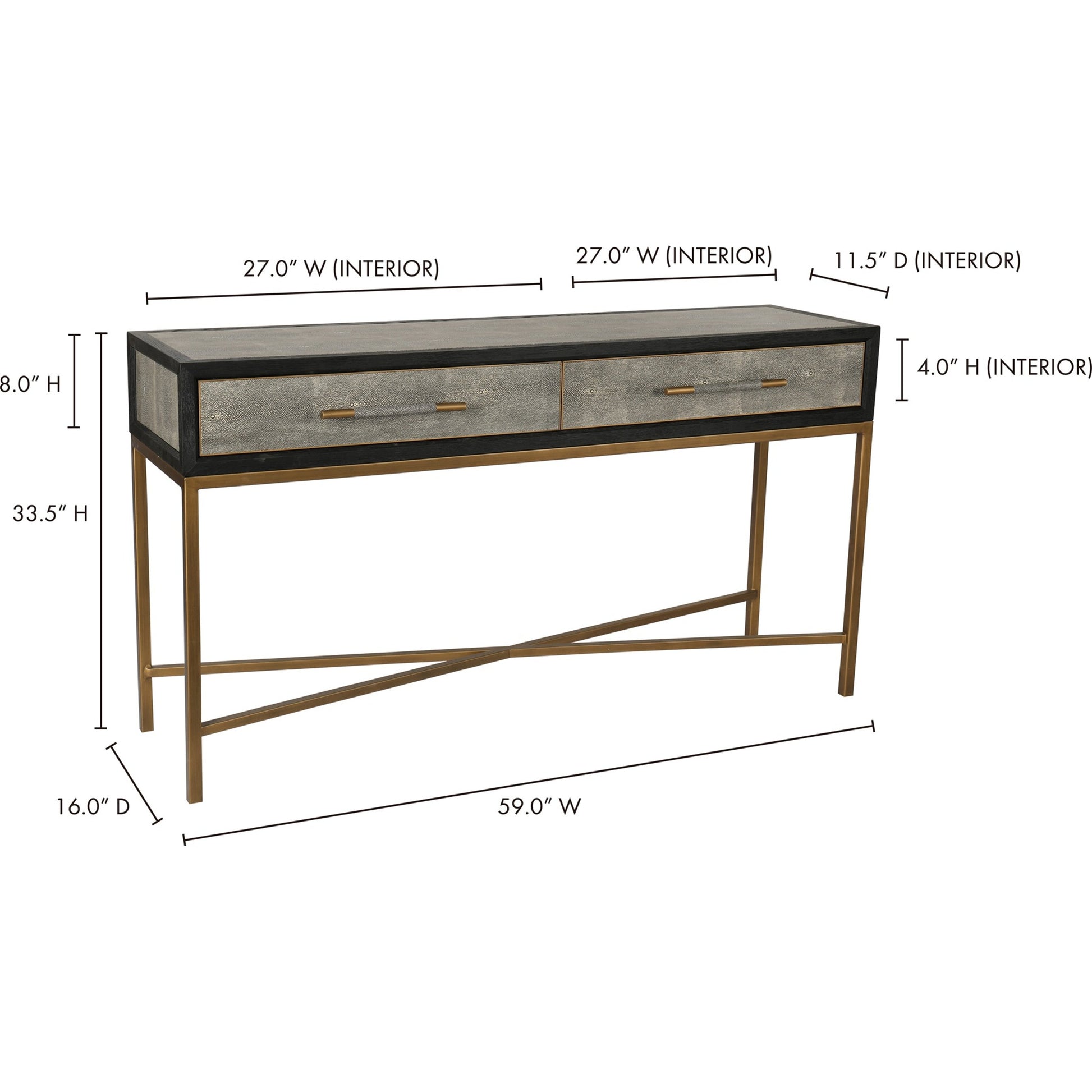 Mako Console Table by Moe's Home Collection. Made from unique in a modern style.