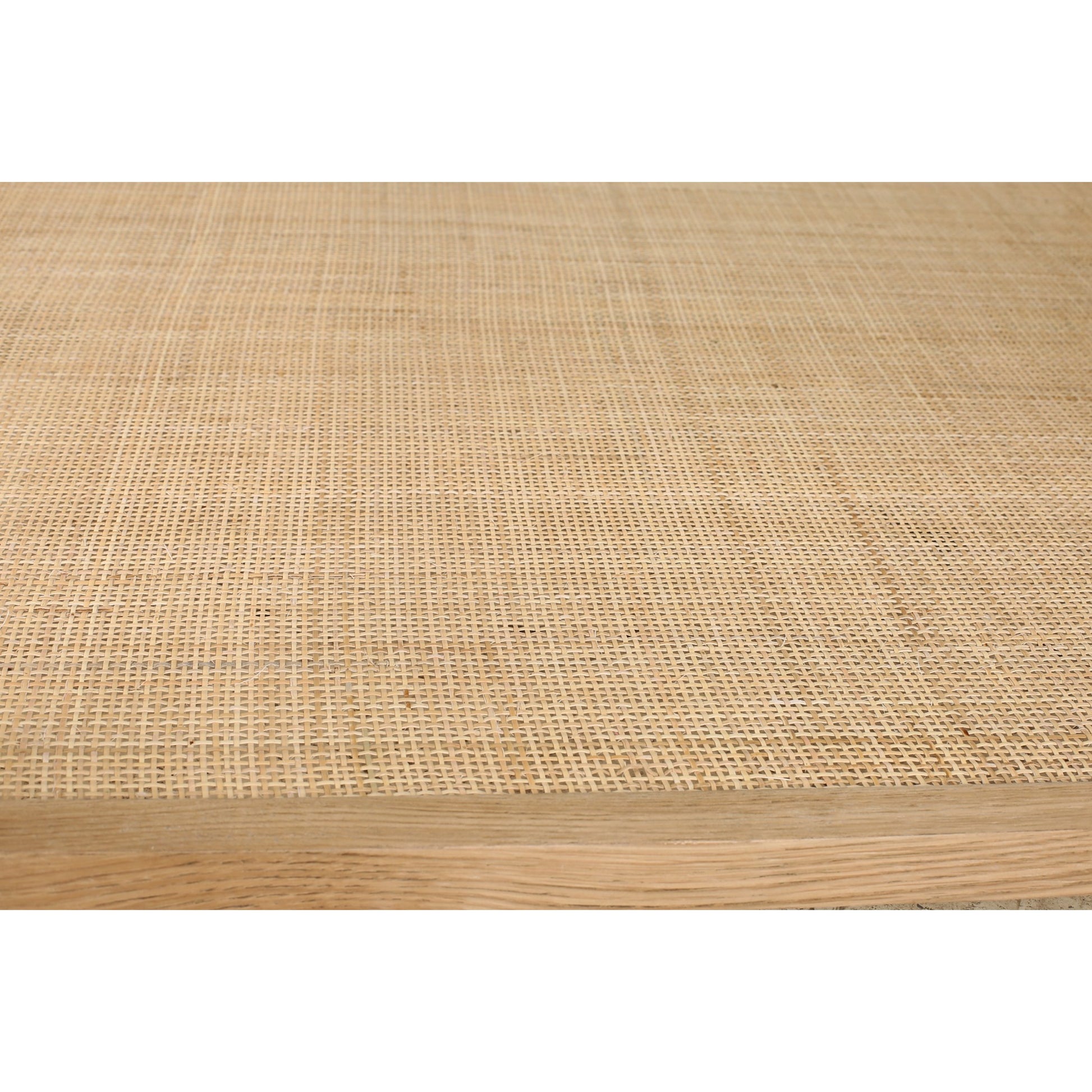 Harrington Side Table by Moe's Home Collection in natural. Made from solid oak frame, tempered glass top, natural antique shelf in a coastal style.