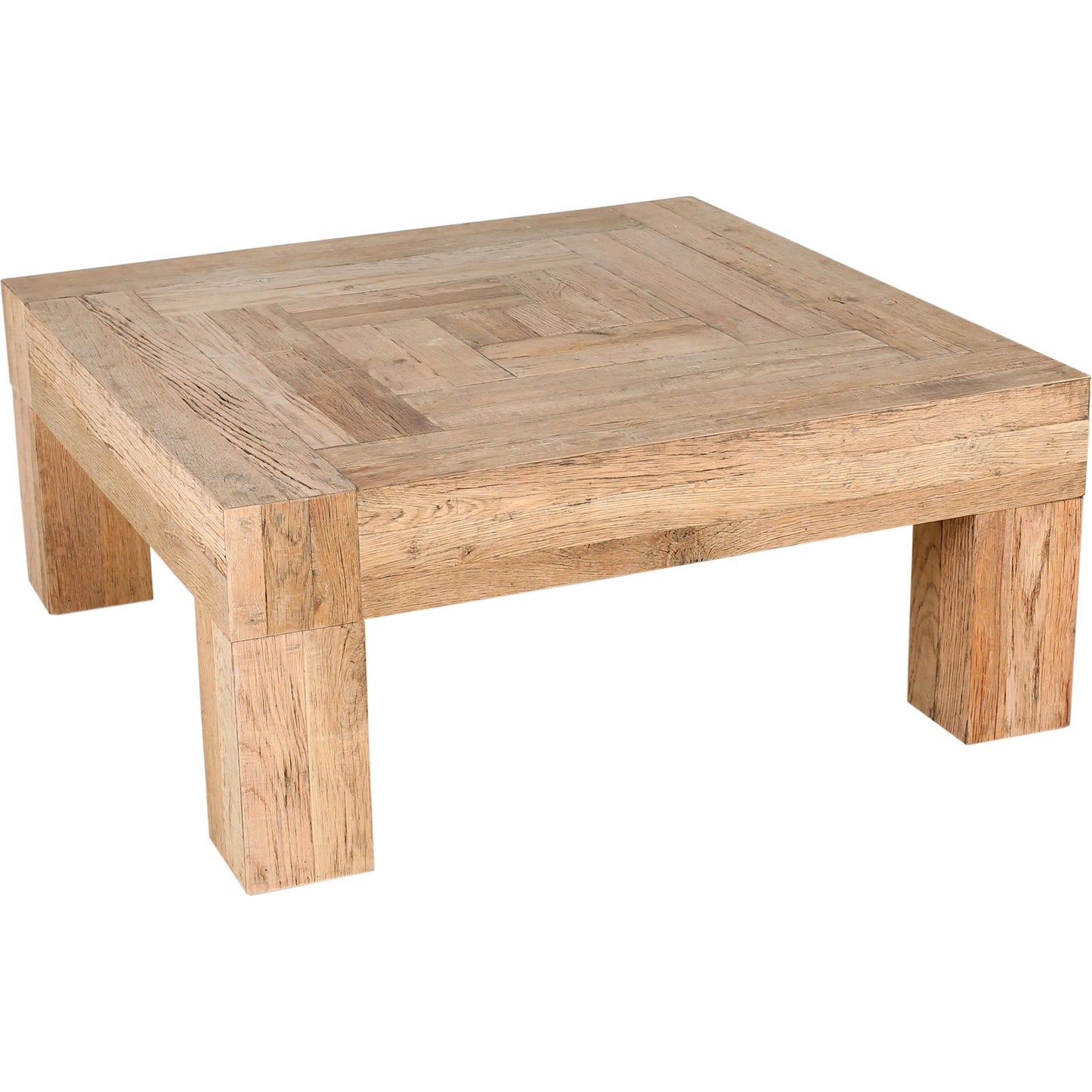 007 SI-1771687 | Primary Silo | Evander Table Aged Oak by Moe's Home Collection in natural. Made from solid reclaimed oak frame, oak veneer over plywood in a rustic style.