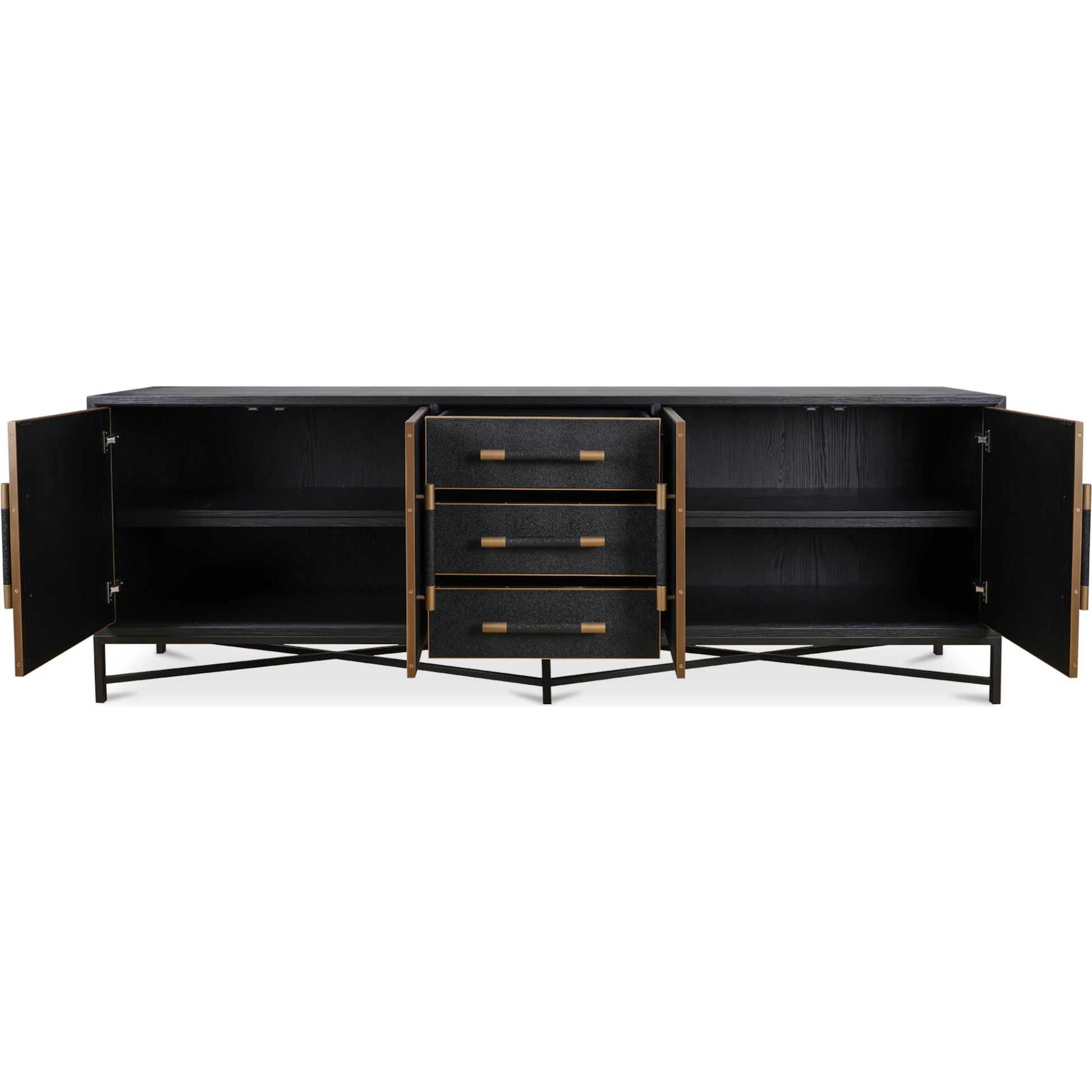 Mako Large Sideboard by Moe's Home Collection. Made from unique in a cottage & farmhouse style.