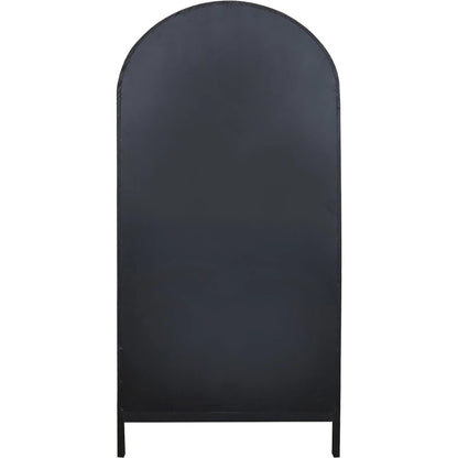 Wilde Display Cabinet by Moe's Home Collection in black. Made from solid oak, oak veneer, plywood in a modern style.