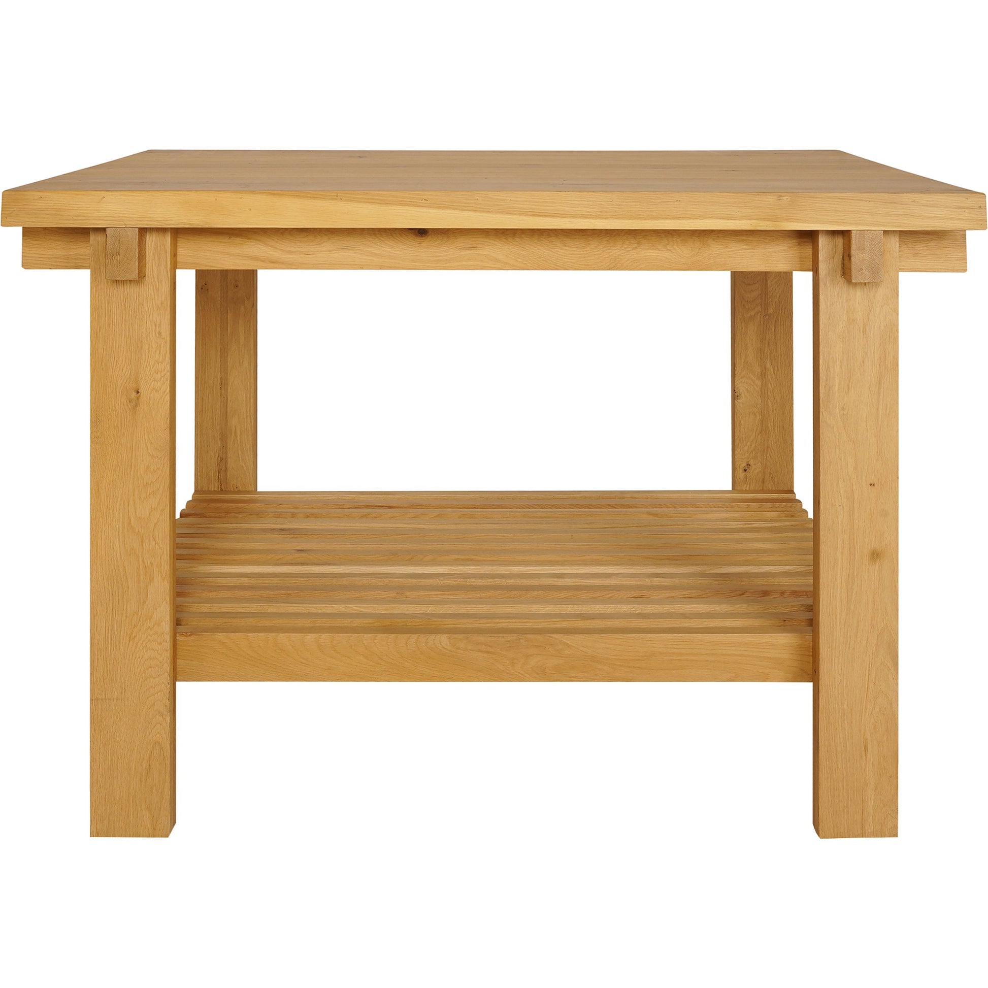 August Counter Table by Moe's Home Collection in natural. Made from solid oak frame, plywood top support in a modern style.