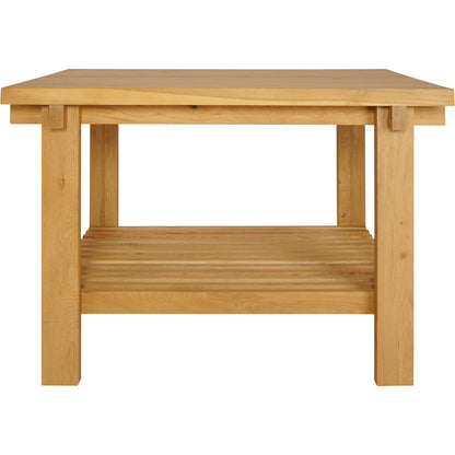 August Counter Table by Moe's Home Collection in natural. Made from solid oak frame, plywood top support in a modern style.