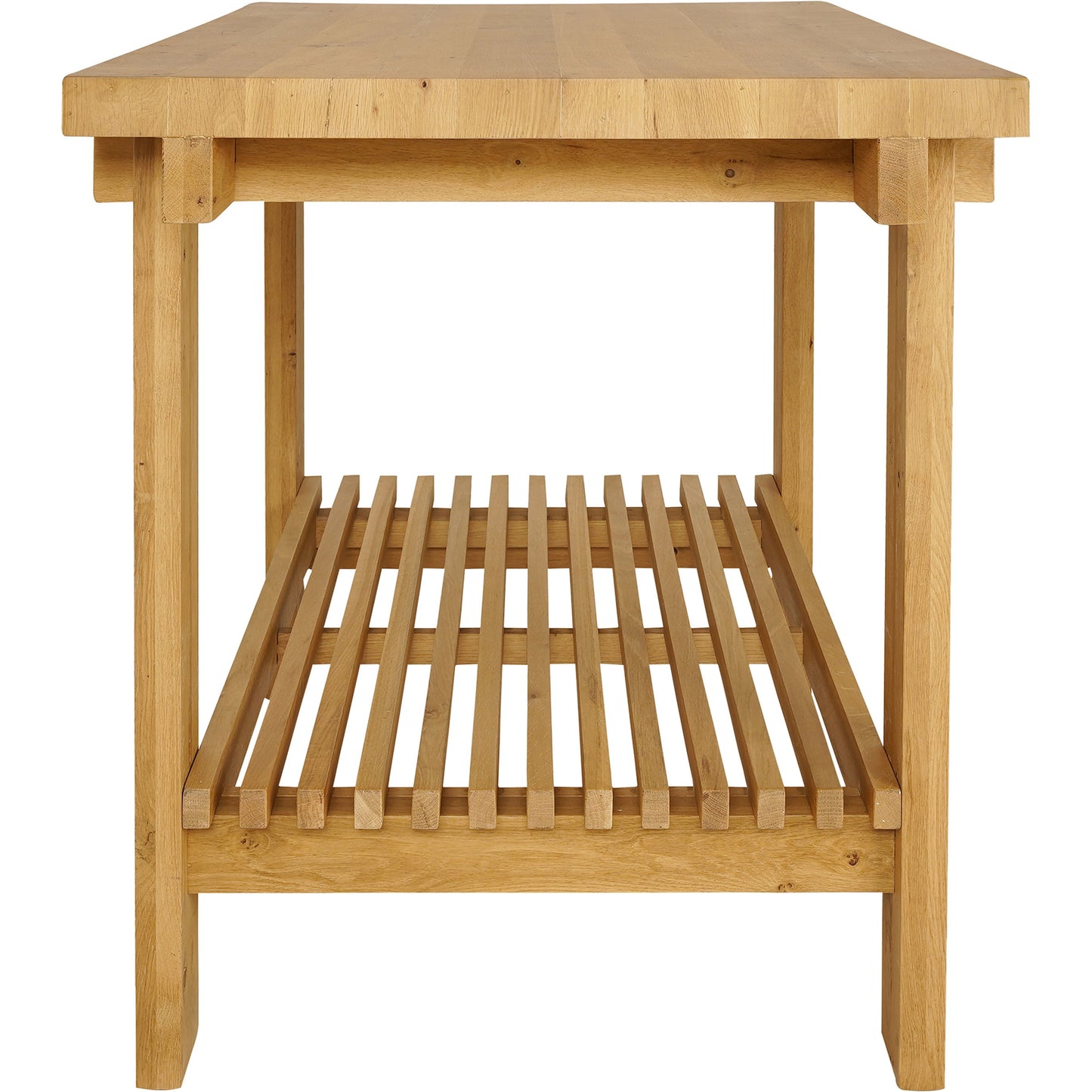 004 SI-2042580 | Additional Silo | August Counter Table by Moe's Home Collection in natural. Made from solid oak frame, plywood top support in a modern style.