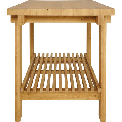 August Counter Table by Moe's Home Collection in natural. Made from solid oak frame, plywood top support in a modern style.