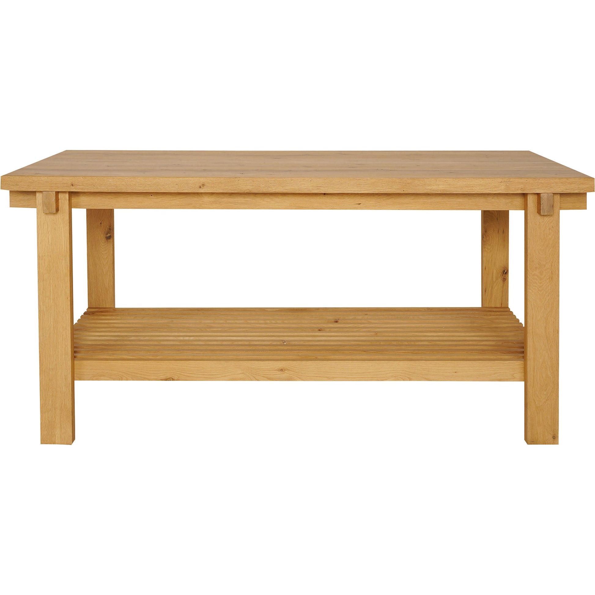 August Counter Table by Moe's Home Collection in natural. Made from solid oak frame, plywood top support in a modern style.