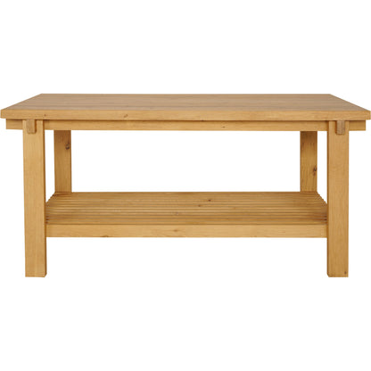 August Counter Table by Moe's Home Collection in natural. Made from solid oak frame, plywood top support in a modern style.