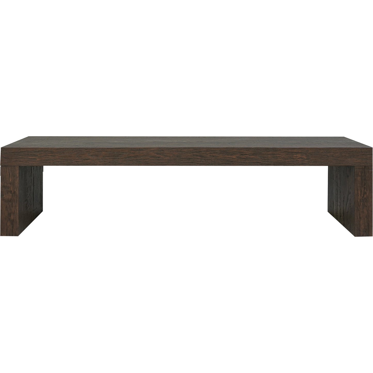 002 SI-1985214 | Additional Silo | Evander Dining Bench by Moe's Home Collection in rustic brown. Made from solid reclaimed oak, plywood support in a modern style.
