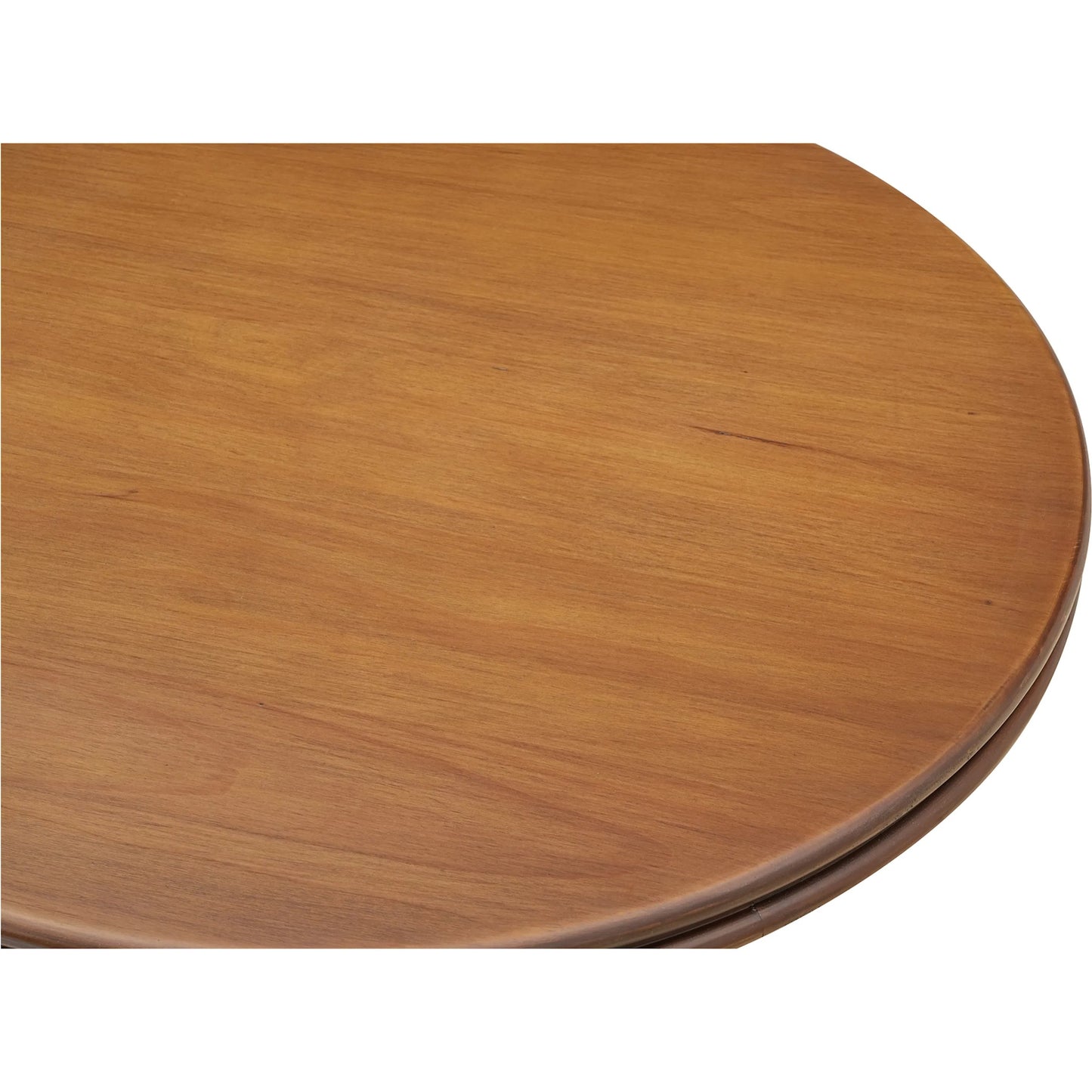 003 SI-2367937 | Closeup | Charles Cafe Table by Moe's Home Collection in brown. Made from solid pine edge with pine veneer over plywood top, solid pine base in a traditional style.