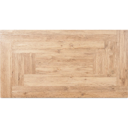 Evander Coffee Table by Moe's Home Collection in aged oak. Made from reclaimed oak, plywood in a transitional style.