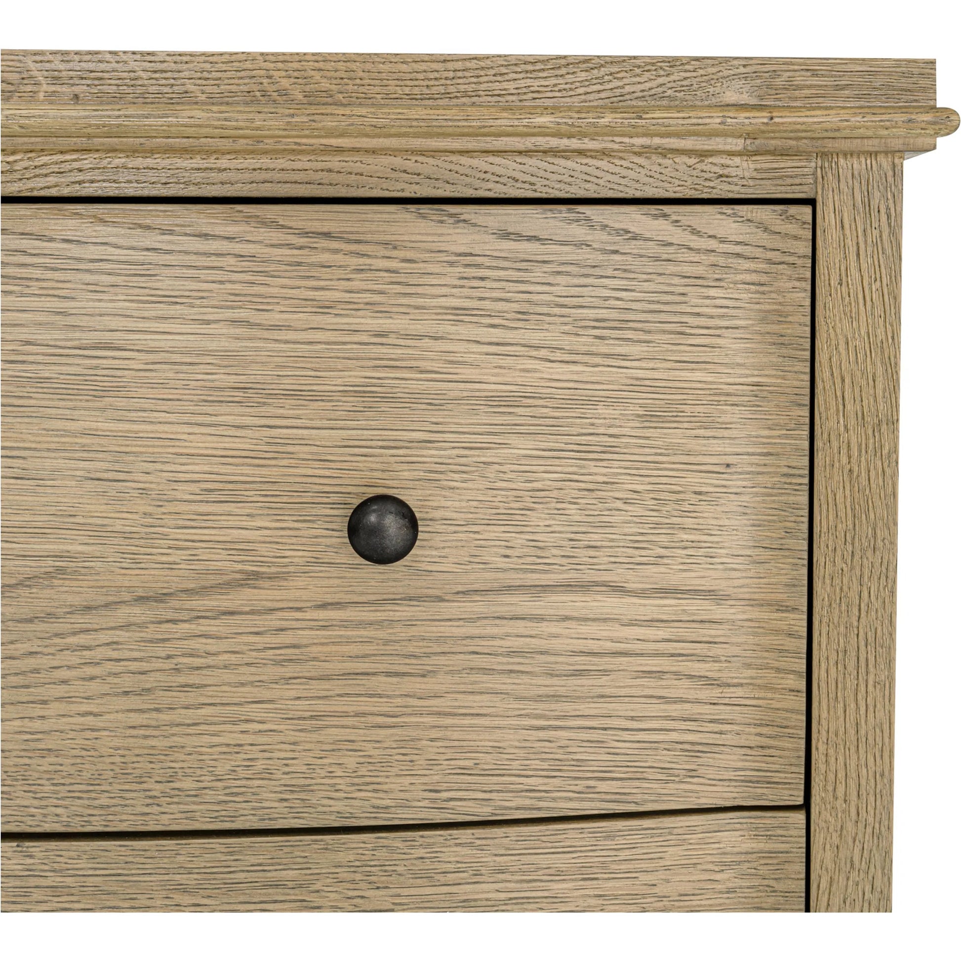 Sadie Nightstand by Moe's Home Collection in brown. Made from solid oak frame, oak veneer over plywood top, side, oak veneer drawer interior in a transitional style.