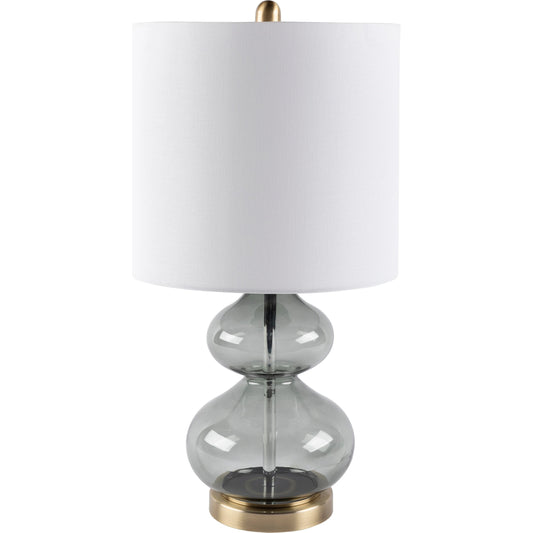 Volcano - 29404 by Surya in charcoal and antiquedtranslucentantiqued. Made from linen, polyester, glass, metal in a transitional style.