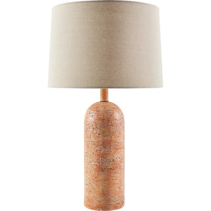 Valle Accent Table Lamp by Surya in paintedpainted. Made from resin, linen, plastic in a modern style.
