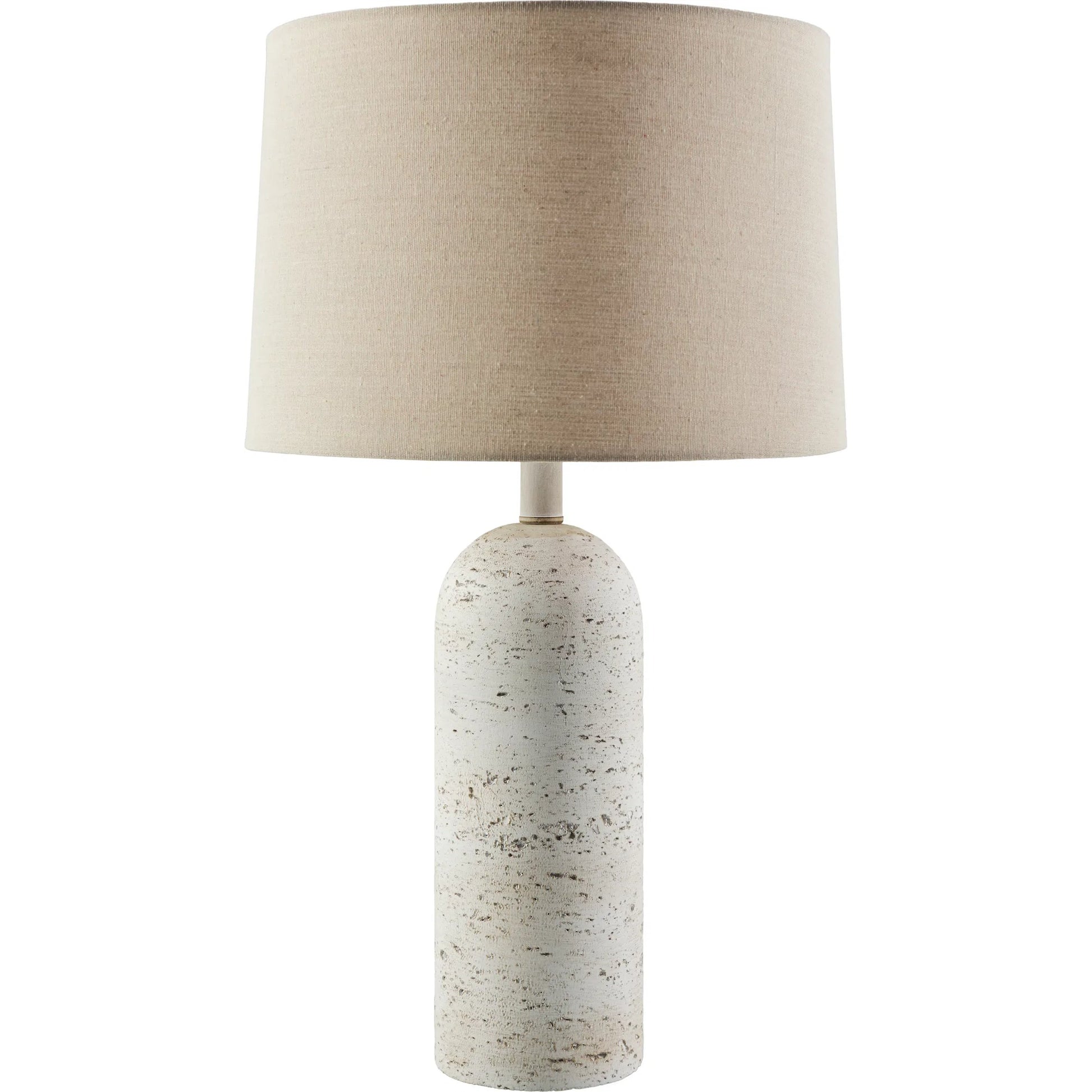 Valle Accent Table Lamp by Surya in paintedpainted. Made from resin, linen, plastic in a modern style.