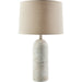 Valle Accent Table Lamp by Surya in paintedpainted. Made from resin, linen, plastic in a modern style.