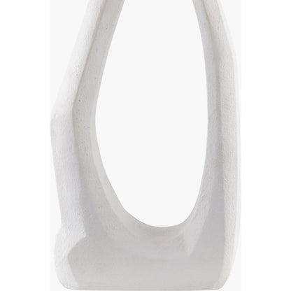 Vallis Accent Table Lamp - 535733 by Surya in white, translucent, metallic silver, metallic nickel and hand paintedplated. Made from resin, linen, polystyrene, iron in a modern style.