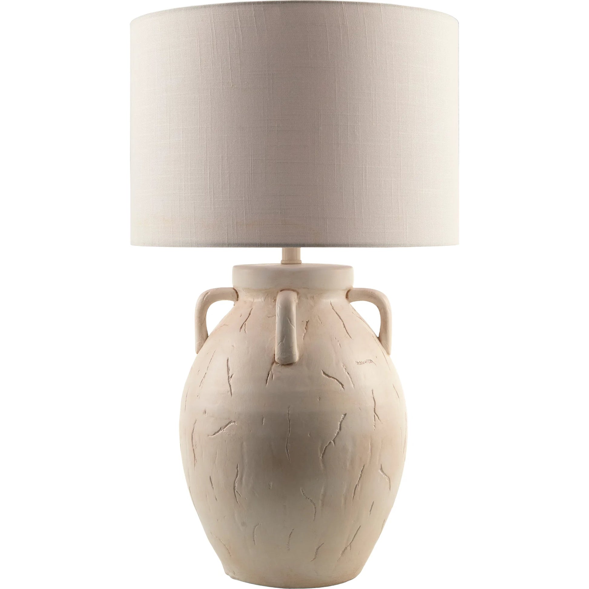 Valmont Accent Table Lamp 626011 by Surya in paintedpainted. Made from ceramic, linen, polyester, resin in a transitional style.